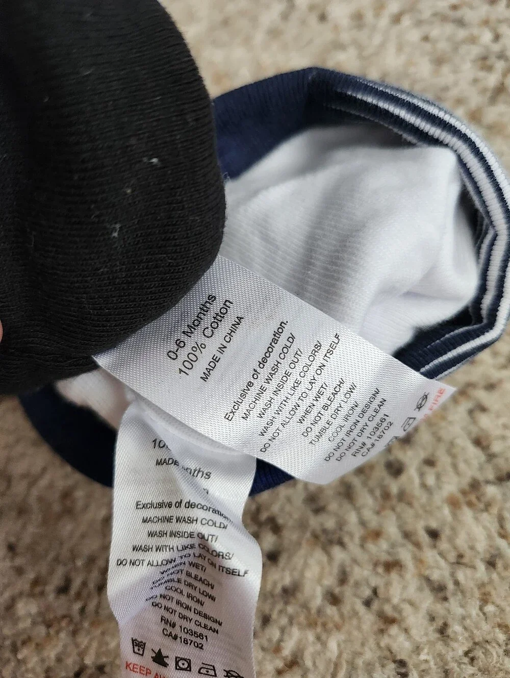 Nike Kids 2-Pack Beanie Hats in White, Black and Navy
